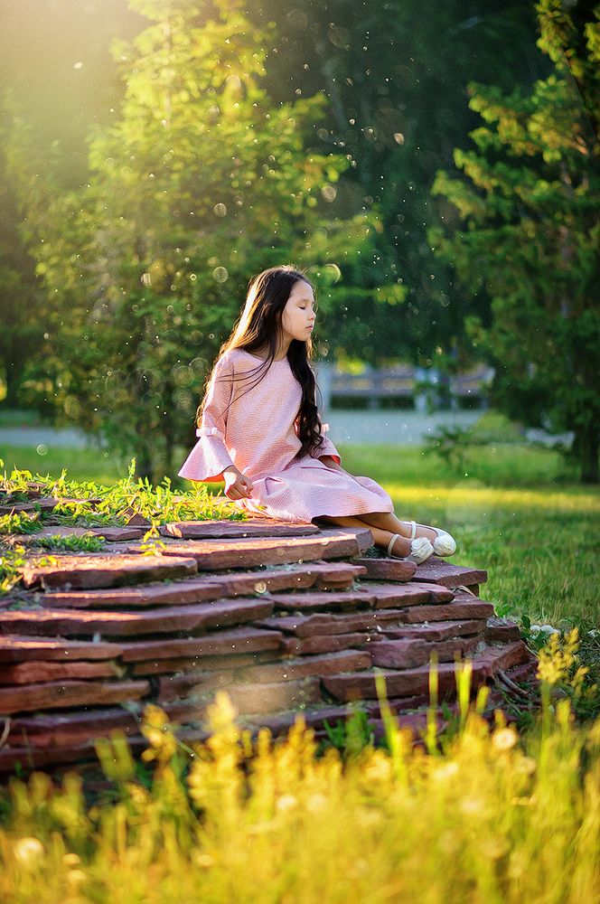 Солнечные  пылинки