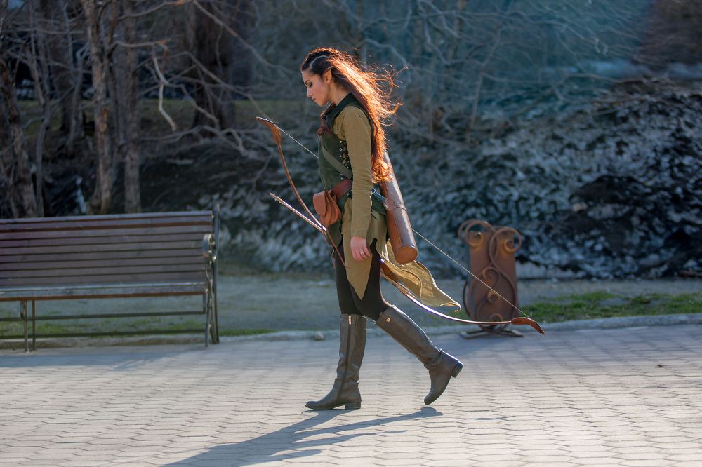 Шла по городу эльфисса