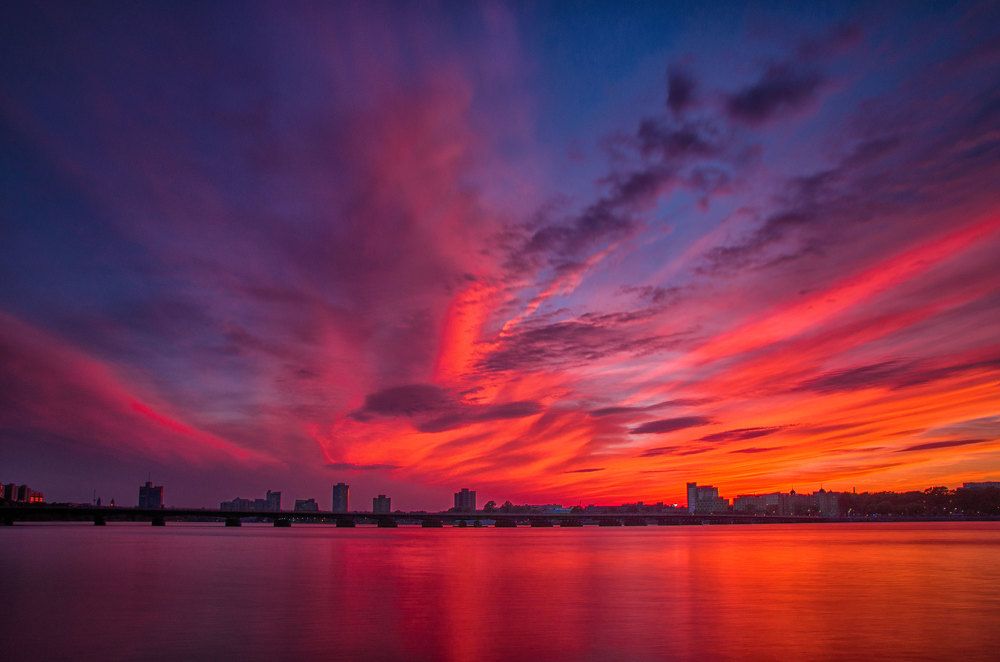 Sunset in Boston