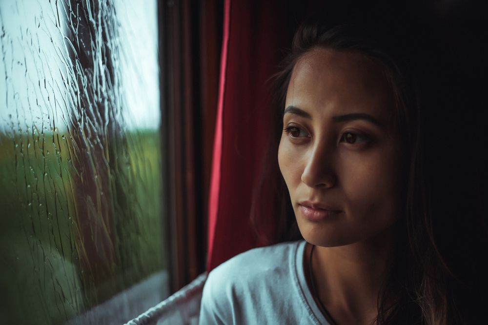 Утро в дороге.