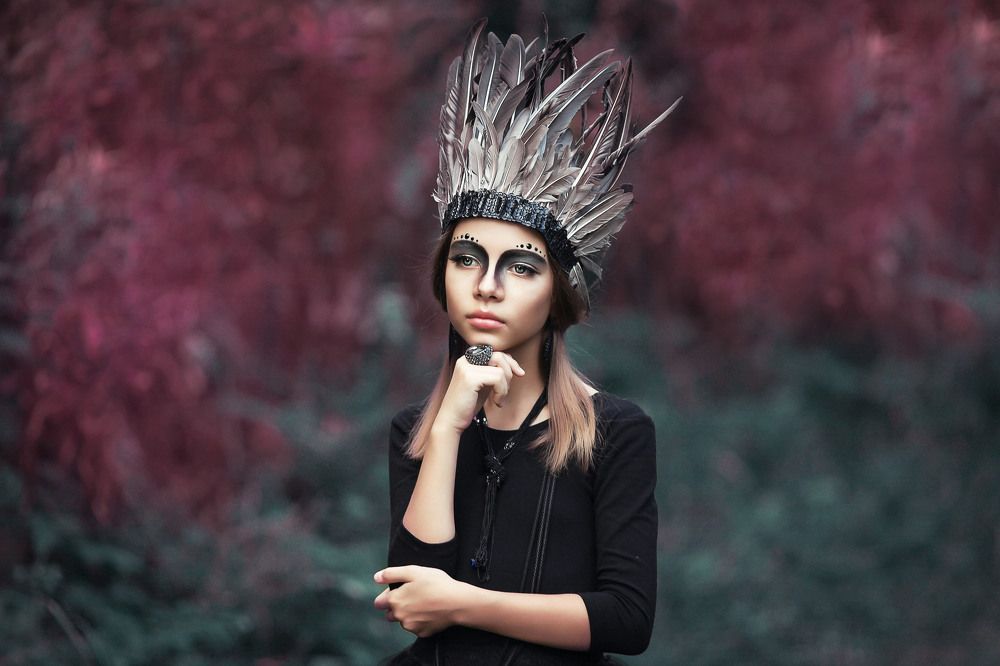 Погруженная в глубокие раздумья......