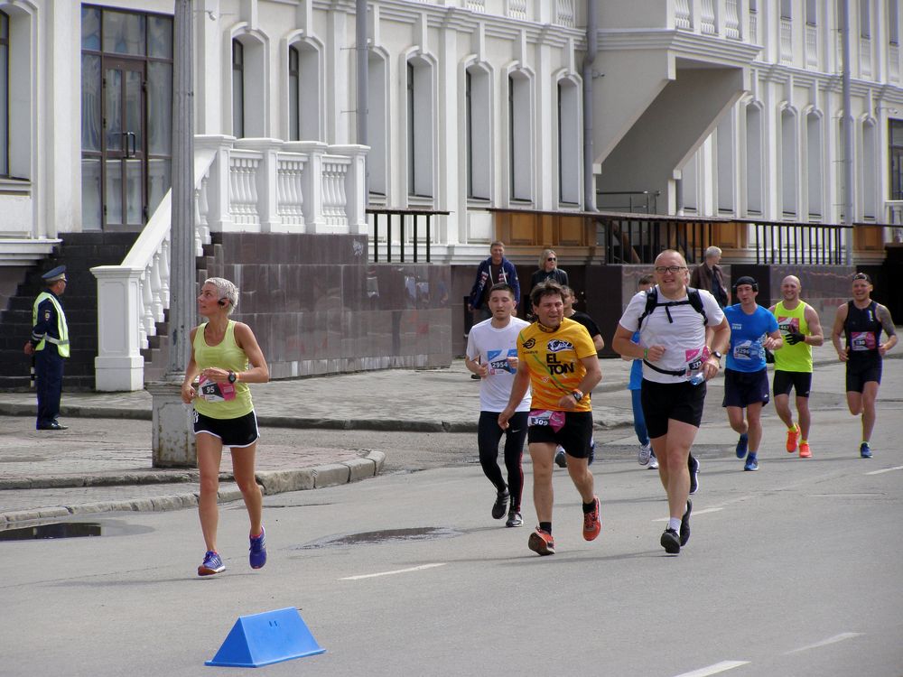 Красивый город и марафон 2018