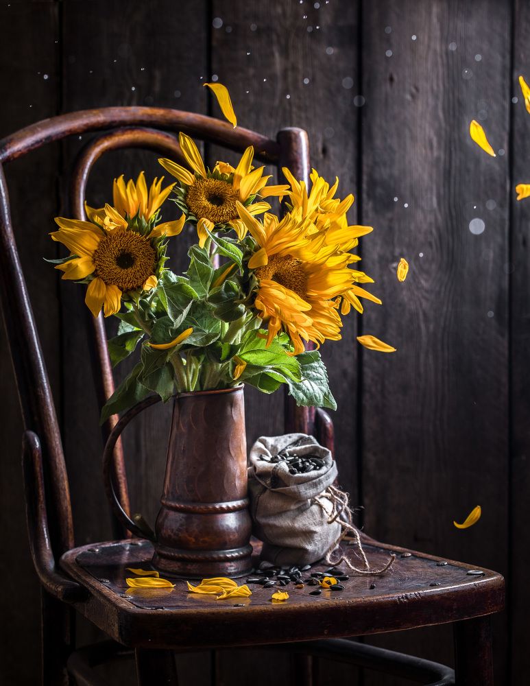 Подсолнухи