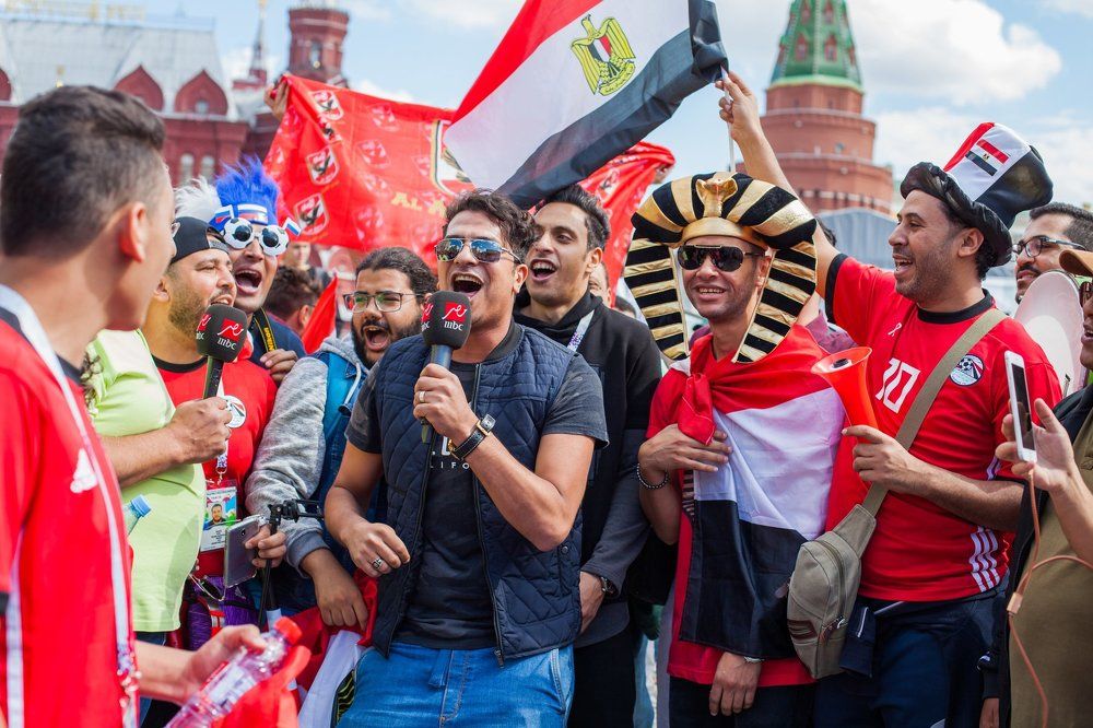 Болельщики сборной Египта