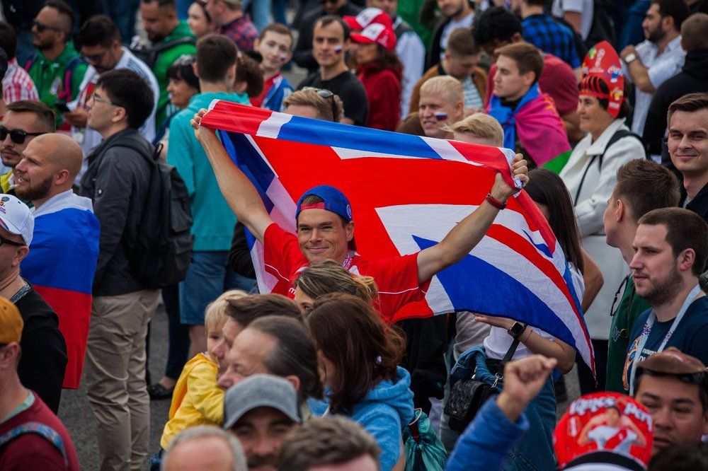 Болельщик из Британии