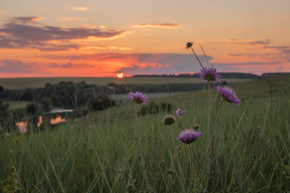 Закат на Красивой Мече