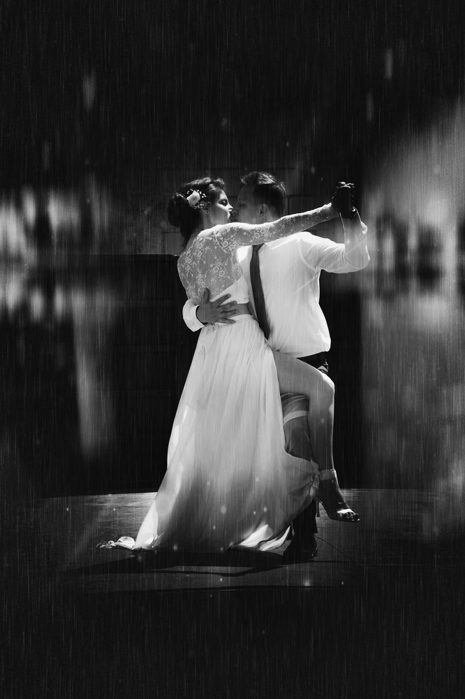 Танго под дождём.