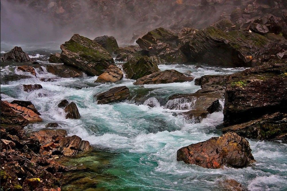 Горная река.