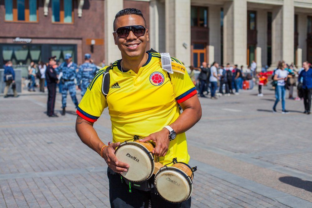 Болельщик сборной Колумбии