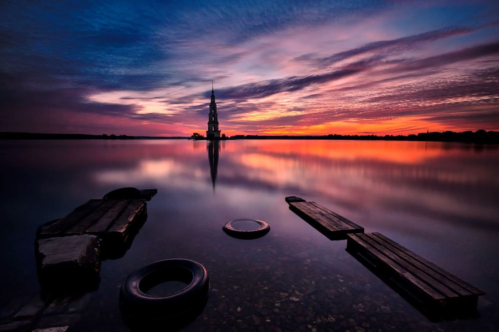 Рассвет в Калязине