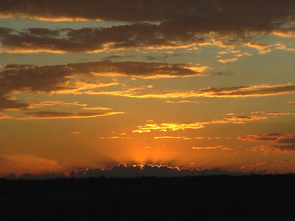 Как прекрасен закат.