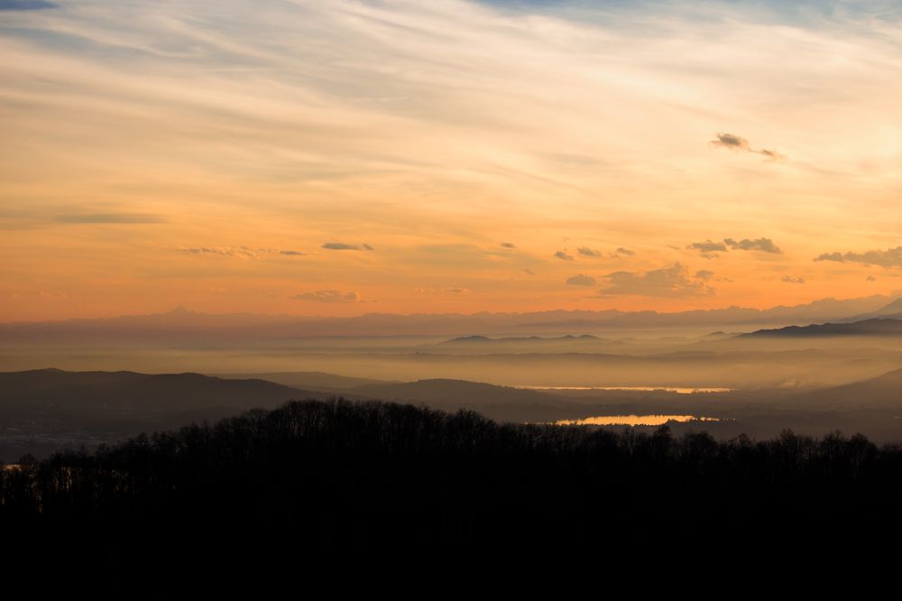 The view from the Sacro Monte of Varese