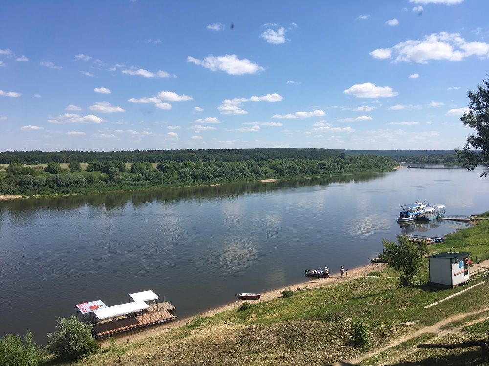 Таруса Калужская область река Ока