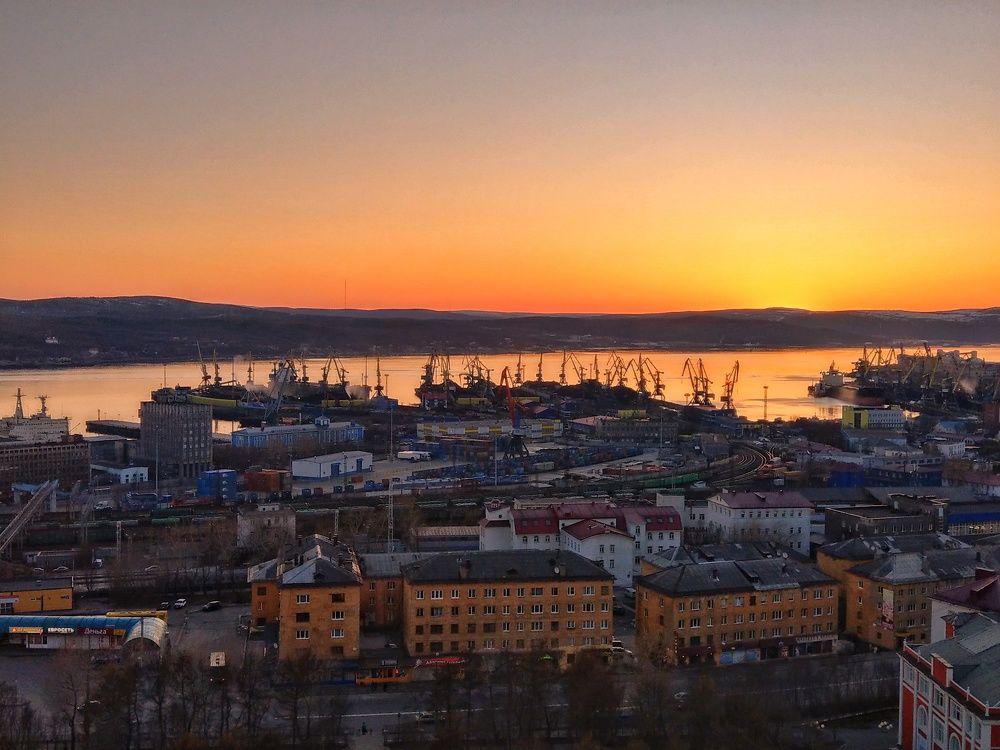 Полночь в Мурманске