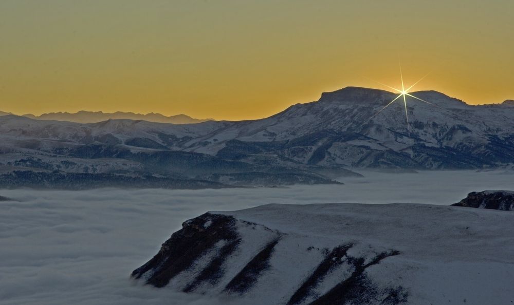 Закат на Бермамыте