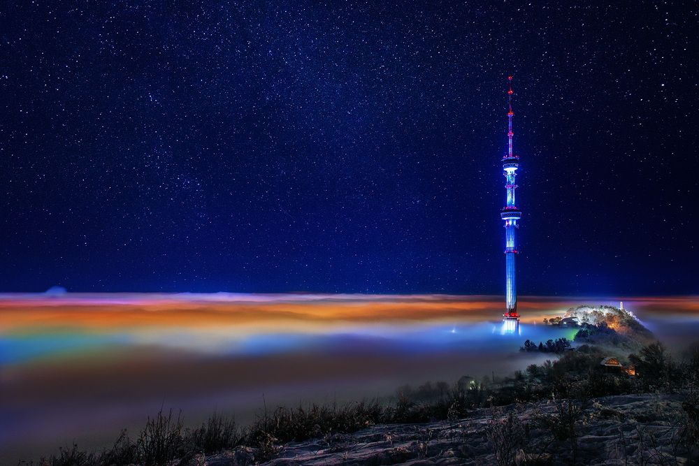 Небесный океан Алматы.