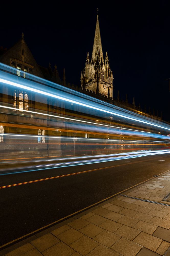 light streaks and the cathedral