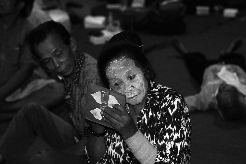 make up my self before the show