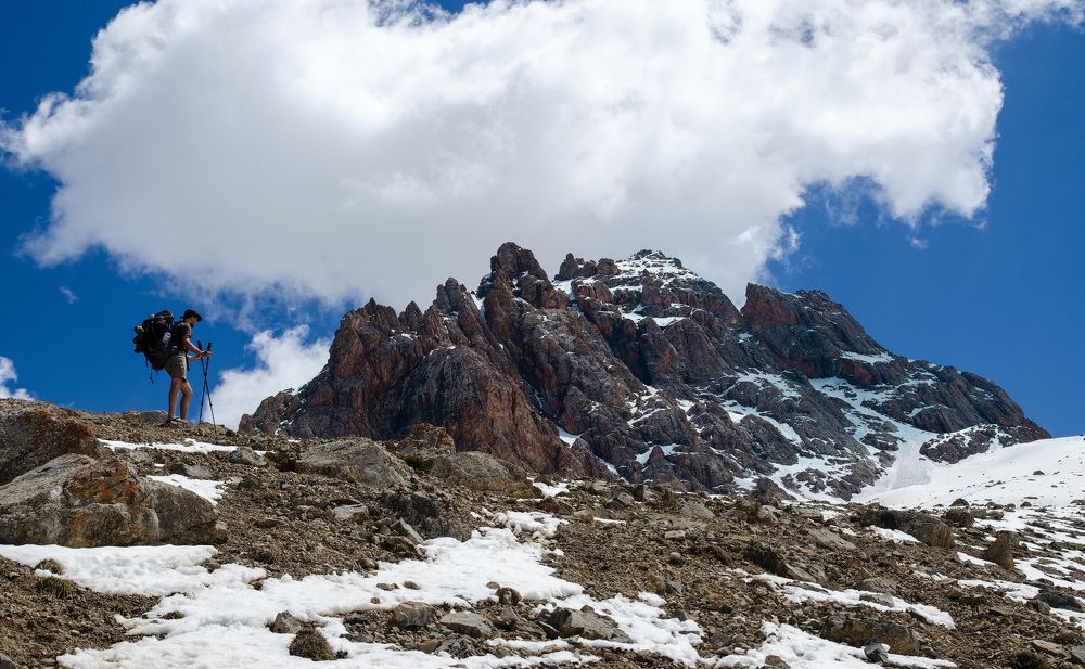 Alaudin Pass, Fann Mountains, Tajikistan