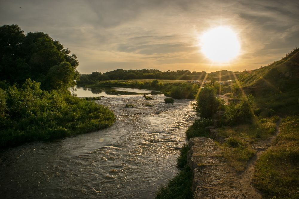 Закат в Курапово.
