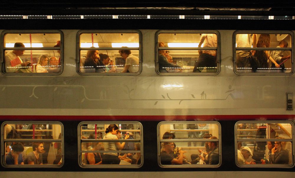 Daily life in a big city.