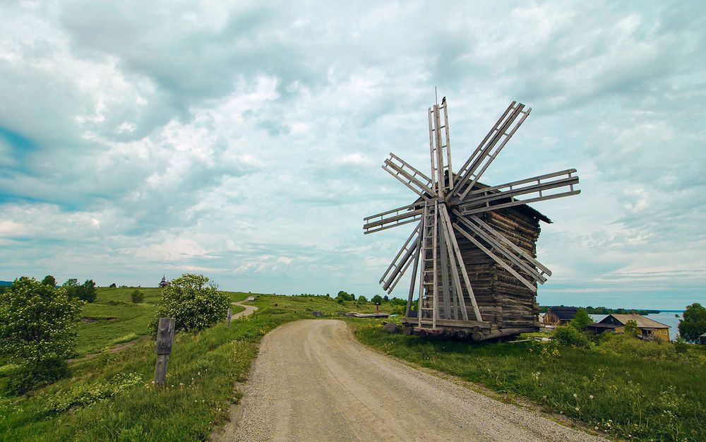 Кижи. Мельница