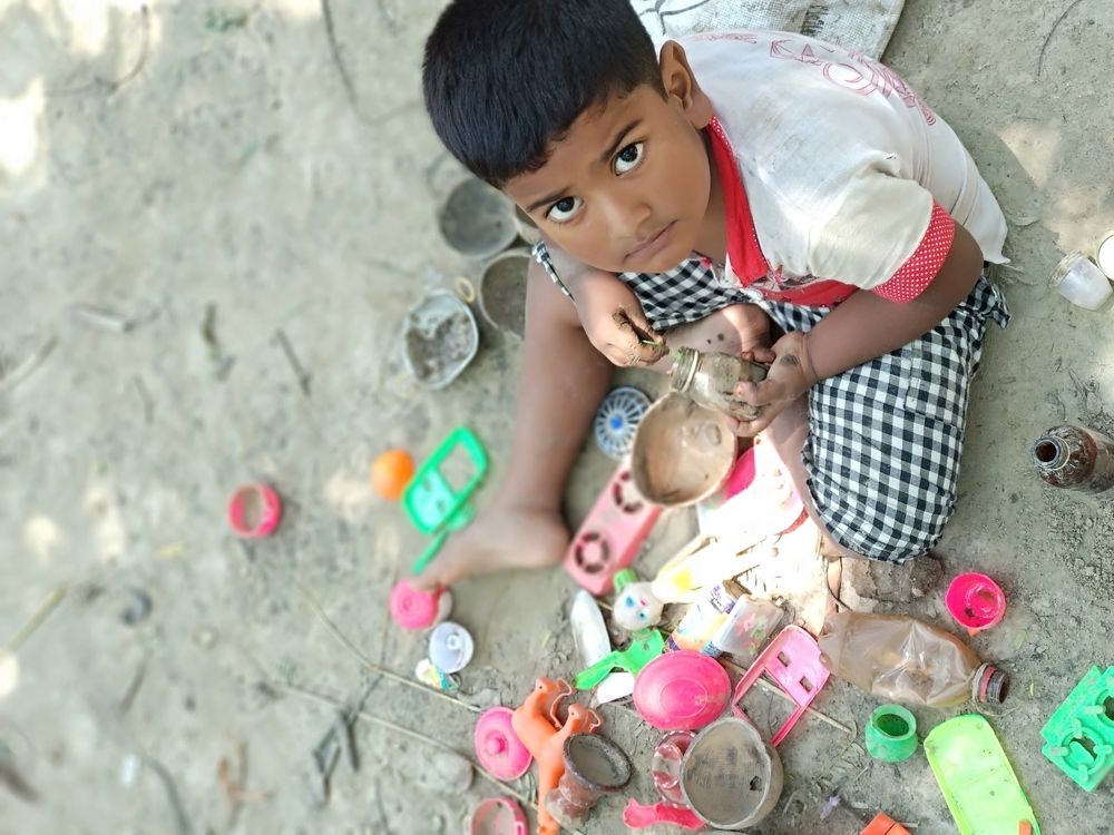 Boy with Toy