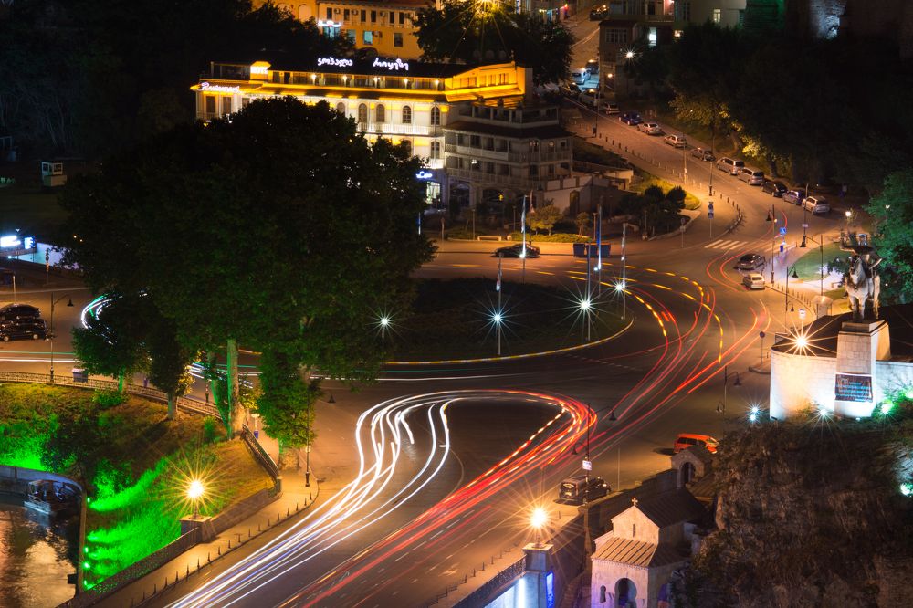 Ночной Тбилиси