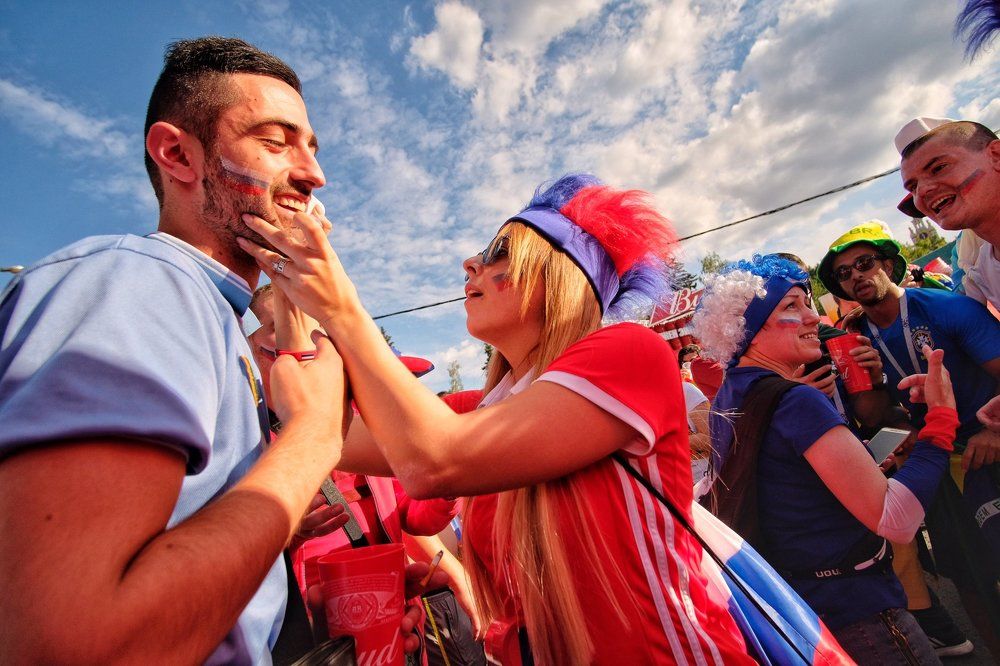 Роспись Аргентинского фаната