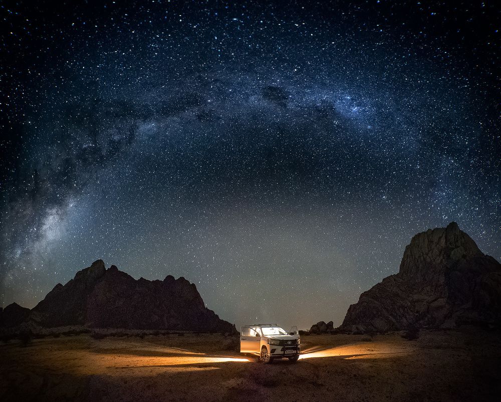 Звездное небо Намибии