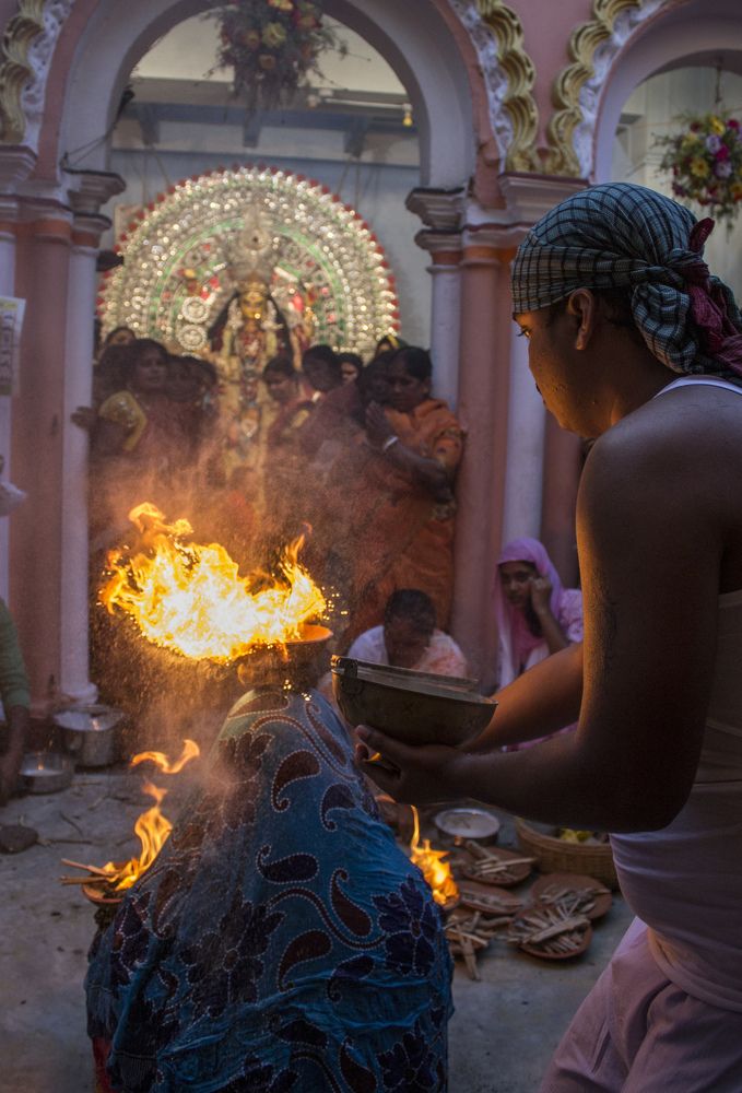 jagadhatri puja , Malo para