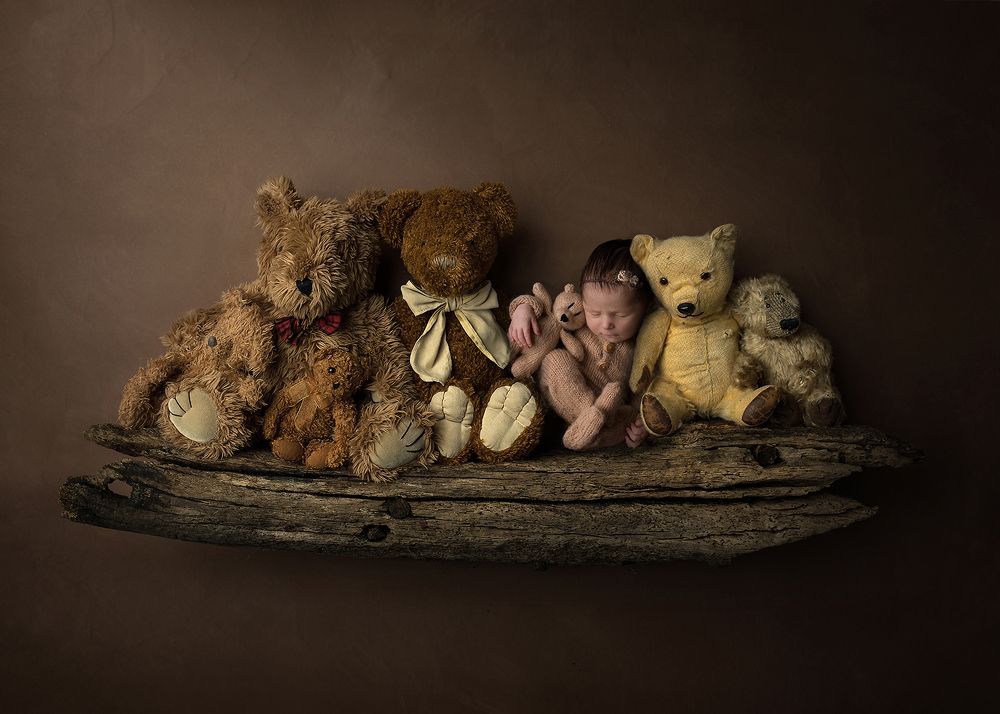 Babies and teddy Bears