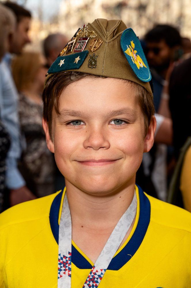 Молодой болельщик