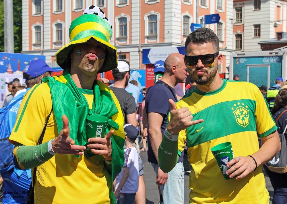 Болельщики из Бразилии
