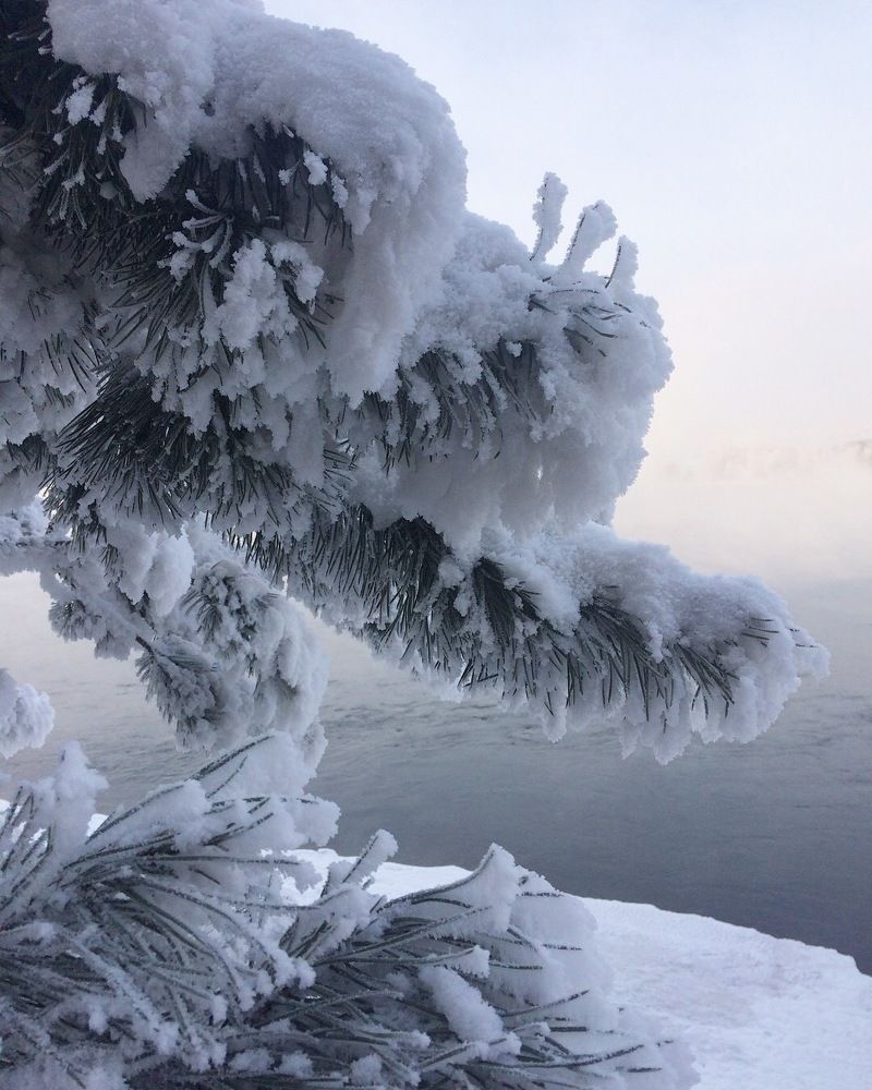 Морозный Енисей