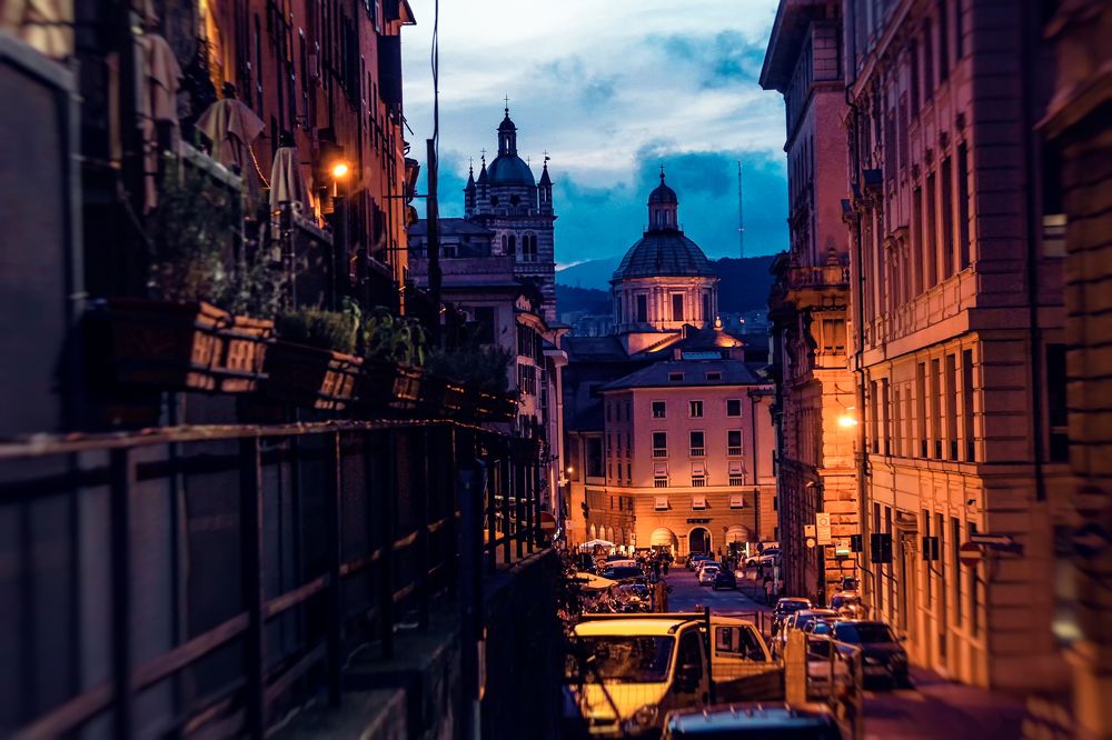 Twilight in Genoa