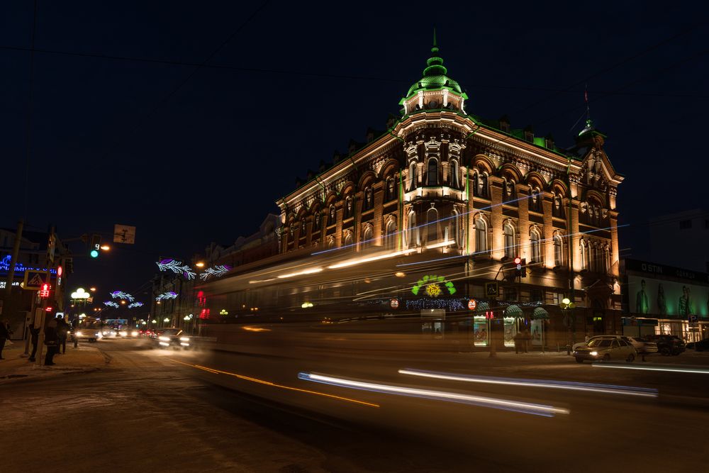 Поздний вечер Томске