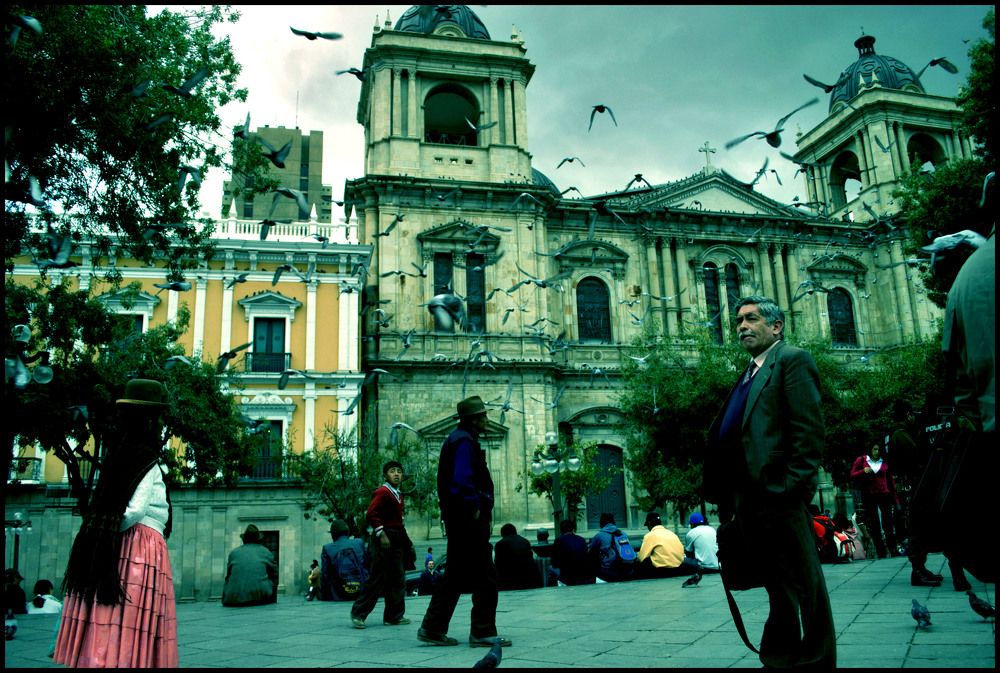 tomando mates en la paz