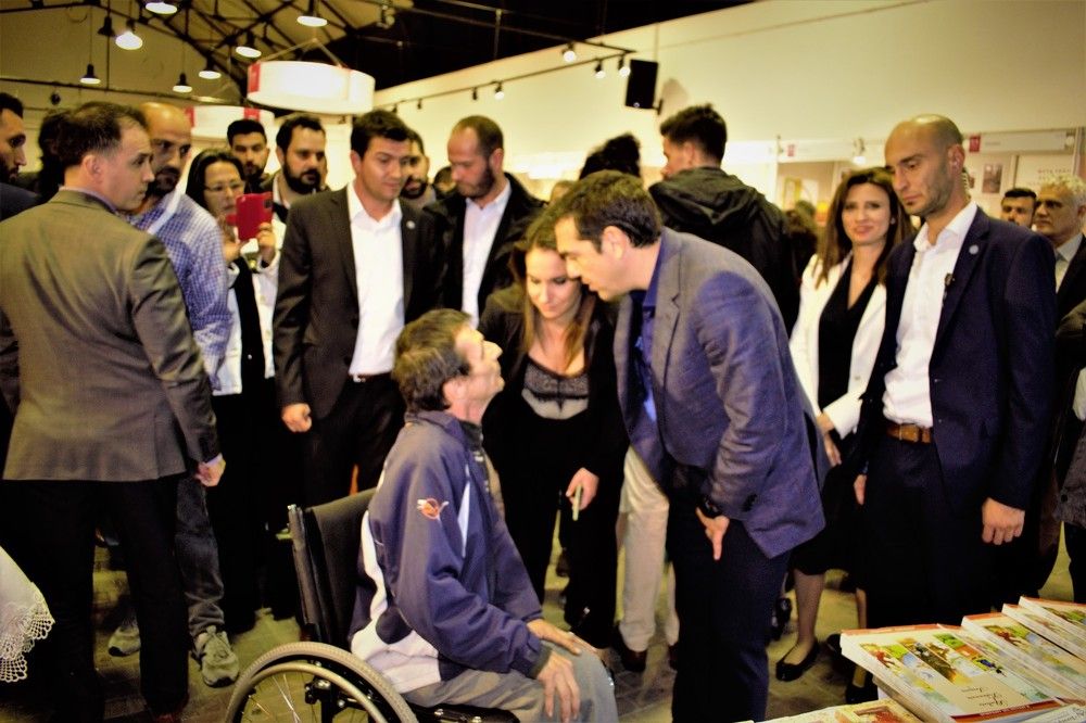 Премьер министр греции -Цыпрас .