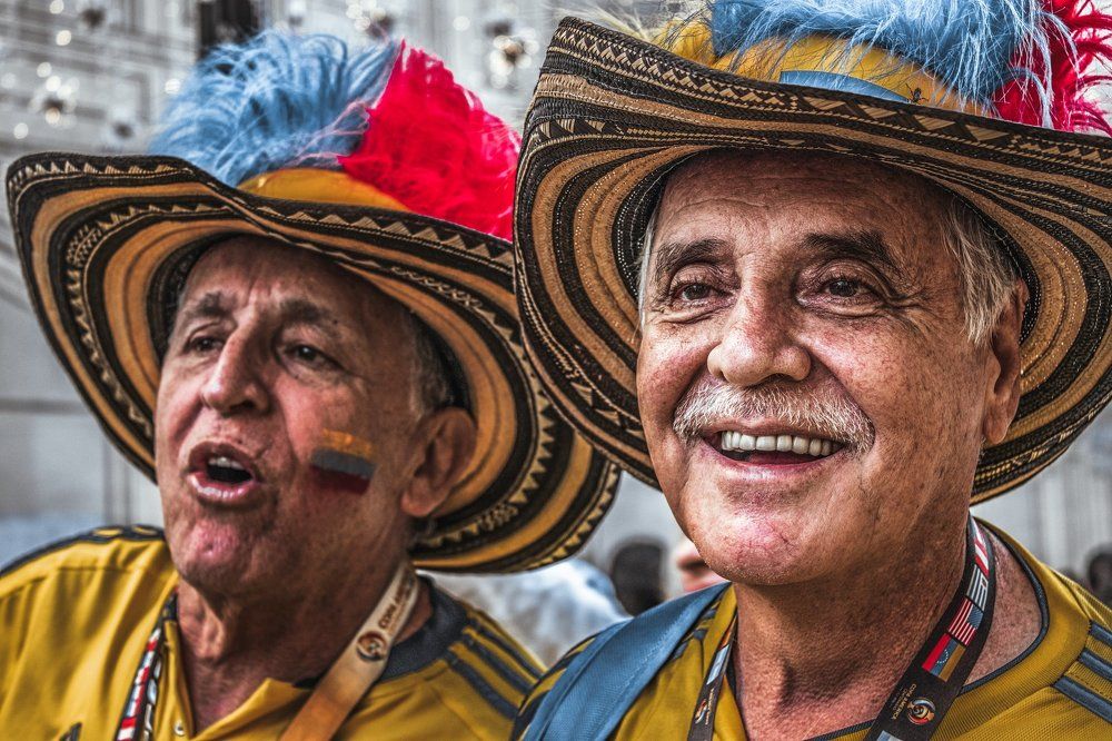 Болельщики сборной Колубмии