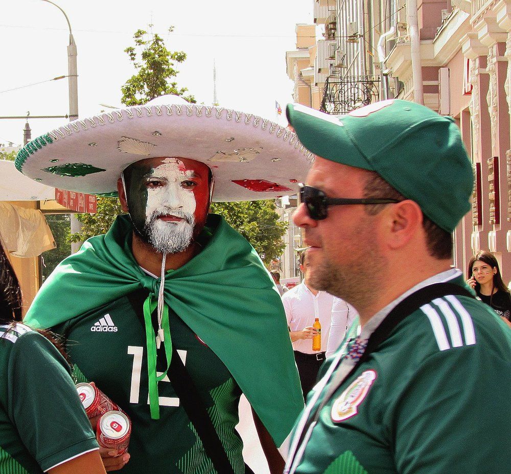 Мексиканский болельщик.