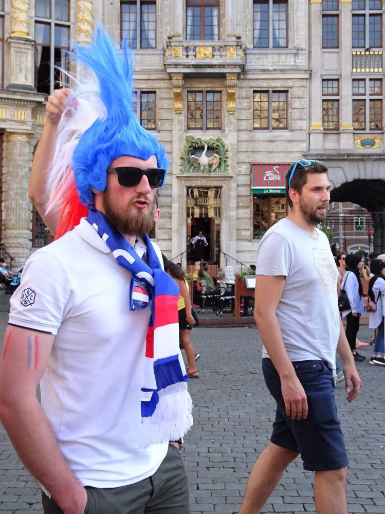 Французские болельщии