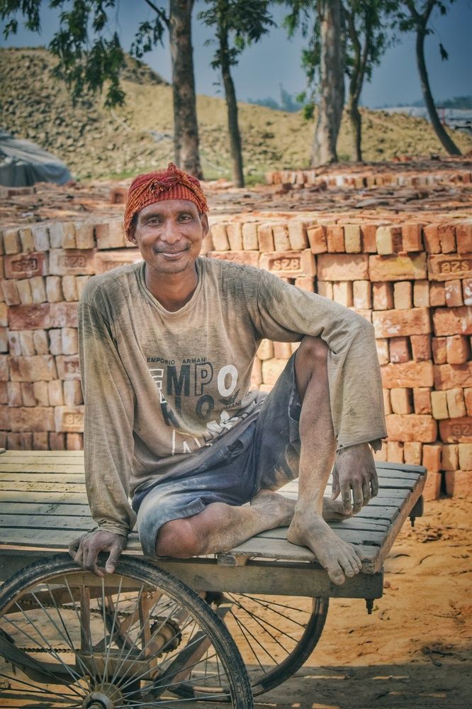 The worker face