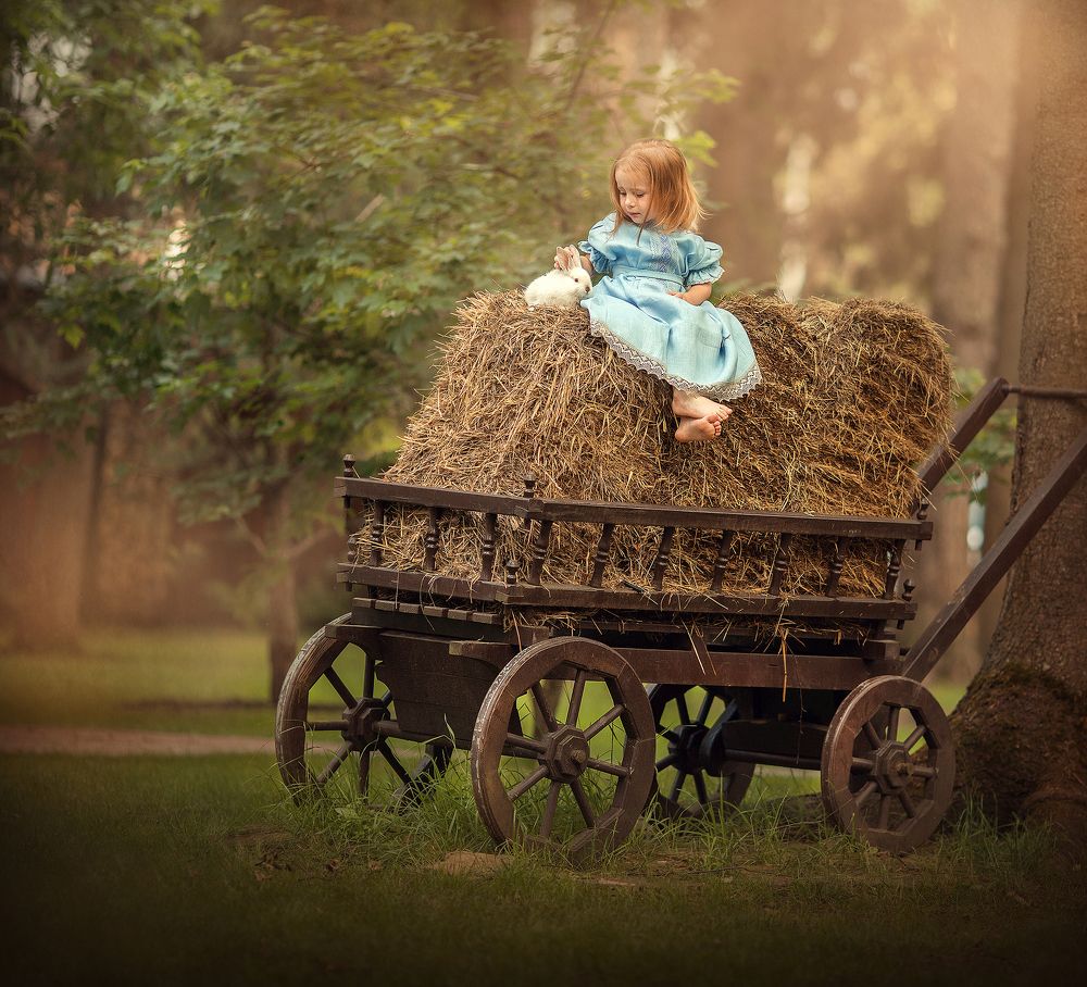 На сеновале