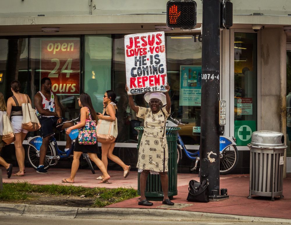 Jesus in Collins street
