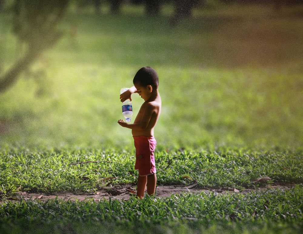 To search for a little drop of happiness