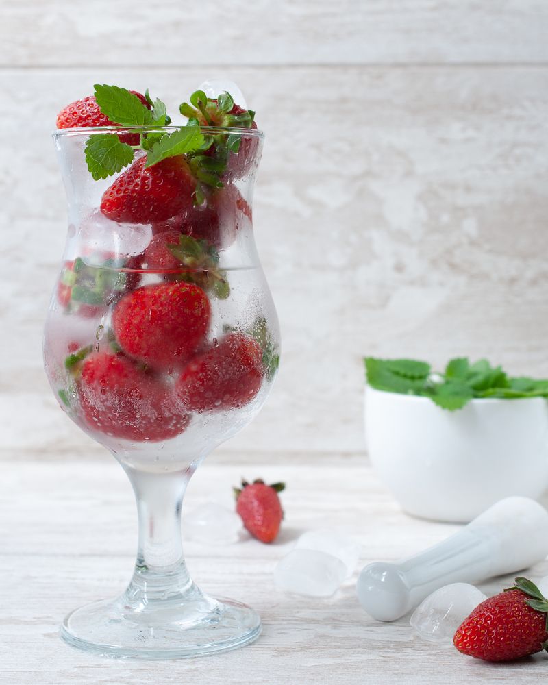 Клубника со льдом