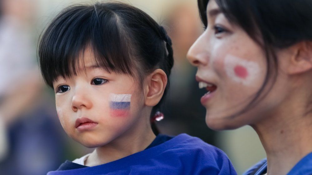 Болельщики Сборной Японии.