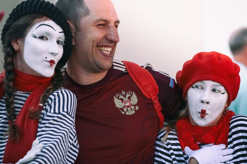 Болельщики Сборной России.