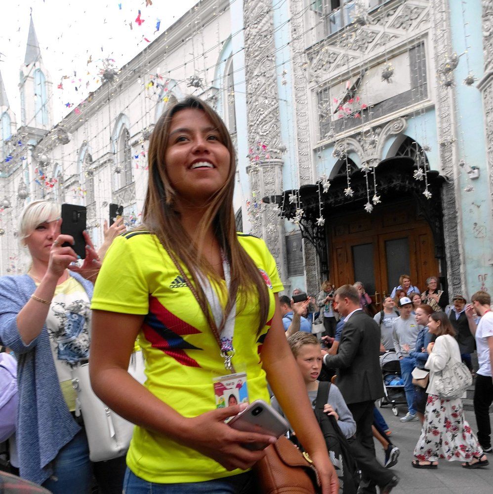 Красавица-болельщица